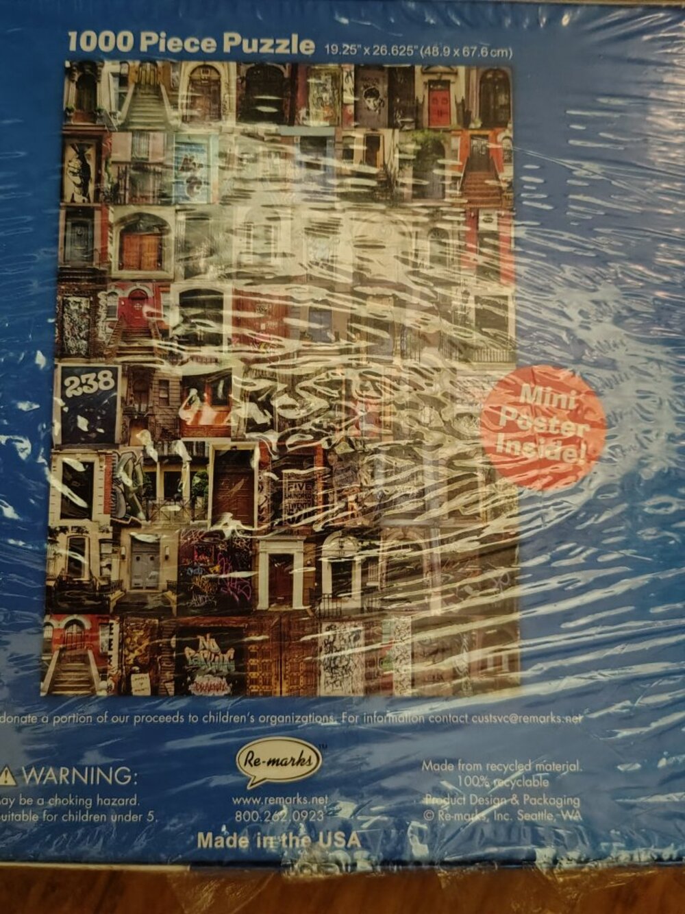 City Doors Puzzle 1000 Pieces - Picture 3 of 5